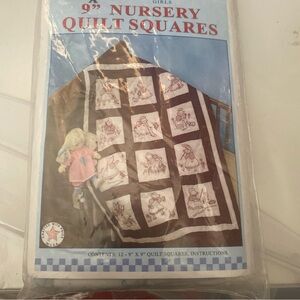 Quilt squares to embroider - Girls